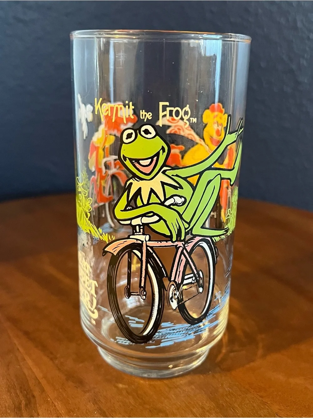 The Great Muppet Caper Kermit The Frog McDonalds Collectible Glass